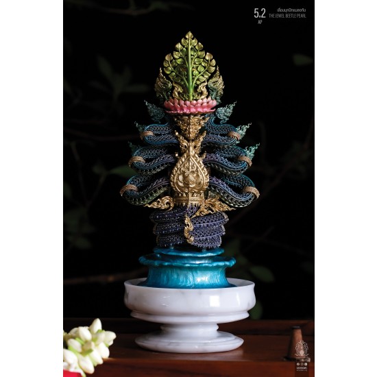 5.2 เลื่อมมุกปีกแมลงทับ THE JEWEL BEETLE PEARL พระนาคปรกฉลุมุจลินท์นาคราชโพธิสักการ